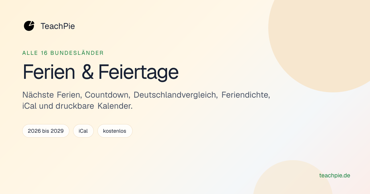 Schuljahr 2026/27 Hessen: Beginn, Ferien, Zeugnisse